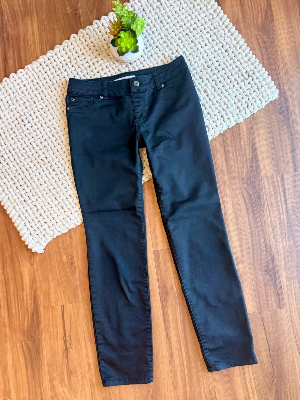 Chico’s | Women’s Premium Denim Slim Fit Straight Leg Pants | Black | 0